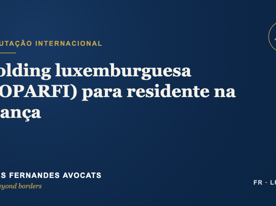 Holding luxemburguesa (SOPARFI) para residente na França